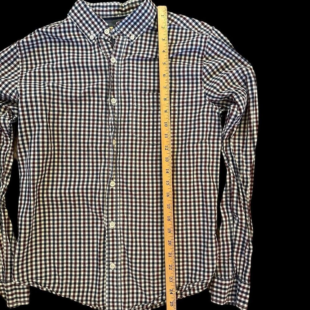 Prince & Fox Men's Plaid Button up Shirt Size Small